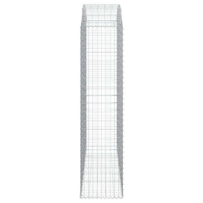 Panier de gabions arqué 200x50x200/220 cm Fer galvanisé – Image 2