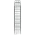 Panier de gabions arqué 200x30x120/140 cm Fer galvanisé – Image 2