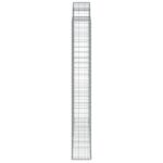 Panier de gabions arqué 200x30x220/240 cm Fer galvanisé – Image 2