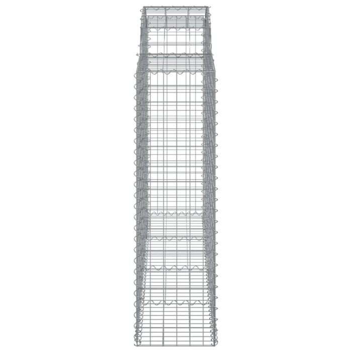 Panier de gabions arqué 200x50x140/160 cm Fer galvanisé – Image 2