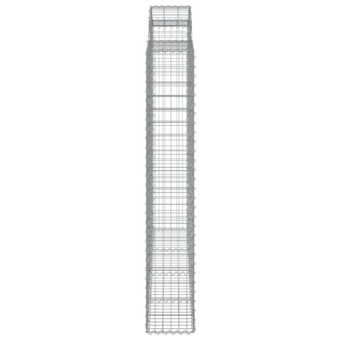 Panier de gabions arqué 200x50x180/200 cm Fer galvanisé – Image 2