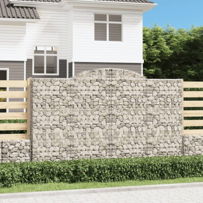 Panier de gabions arqué 300x50x180/200 cm Fer galvanisé – Image 1