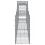 Panier de gabions arqué 400x30x60/80 cm Fer galvanisé – Image 2
