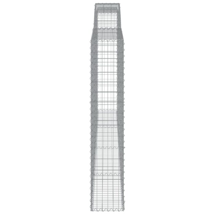 Panier de gabions arqué 400x30x160/180 cm Fer galvanisé – Image 2