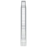 Panier de gabions arqué 400x30x220/240 cm Fer galvanisé – Image 2