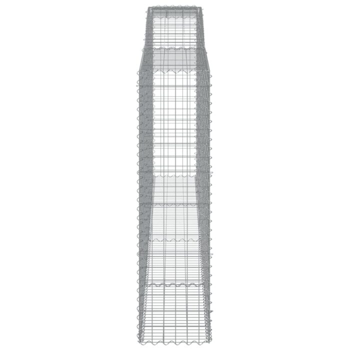 Panier de gabions arqué 400x50x180/200 cm Fer galvanisé – Image 2