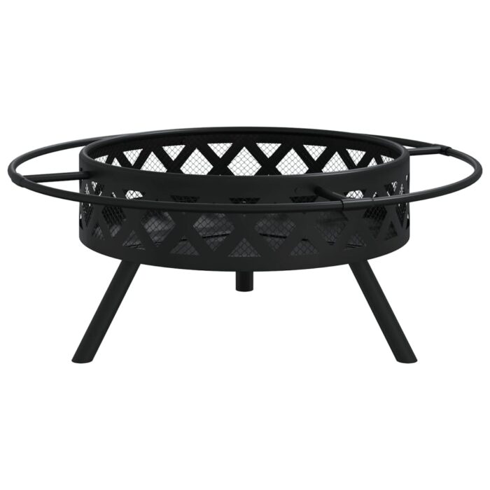 Foyer avec tisonnier 70 cm XXL acier – Image 2