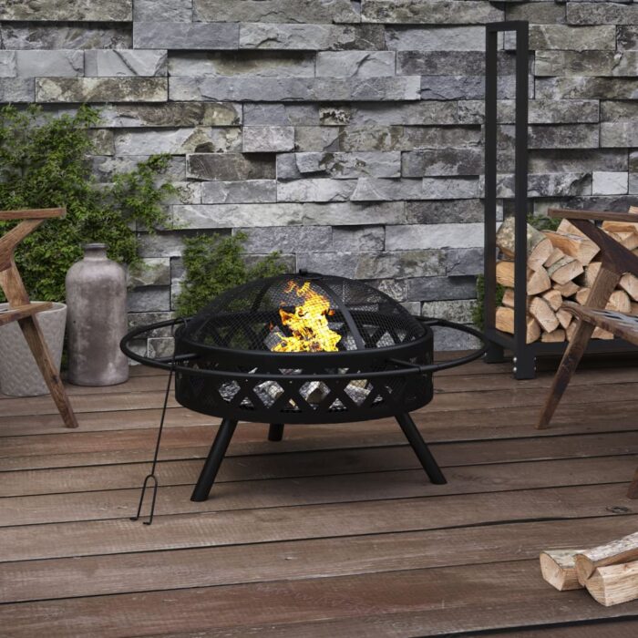 VXL8720845652258_m_en_hd_1.jpg Foyer avec tisonnier 70 cm XXL acier – Image 1