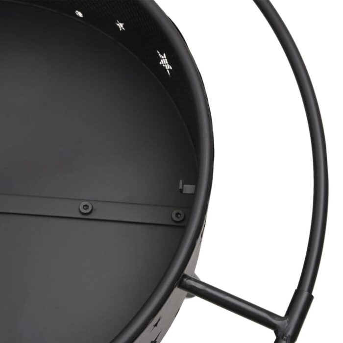 Foyer avec tisonnier 70 cm XXL acier – Image 3