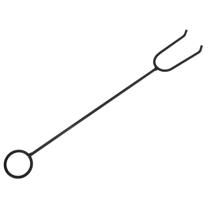 Foyer avec tisonnier 70 cm XXL acier – Image 4