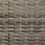 Banc de Jardin à 2 Places avec Coussins Gris Résine Tressée – Image 6