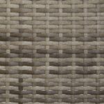 Banc de jardin à 3 places avec coussins Gris Résine tressée – Image 6