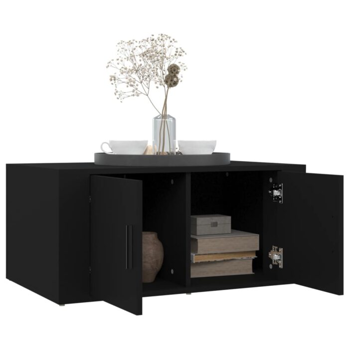 VXL8720845666781_g_en_hd_2.jpg Table basse Noir 80x50x36 cm Bois d'ingénierie – Image 2