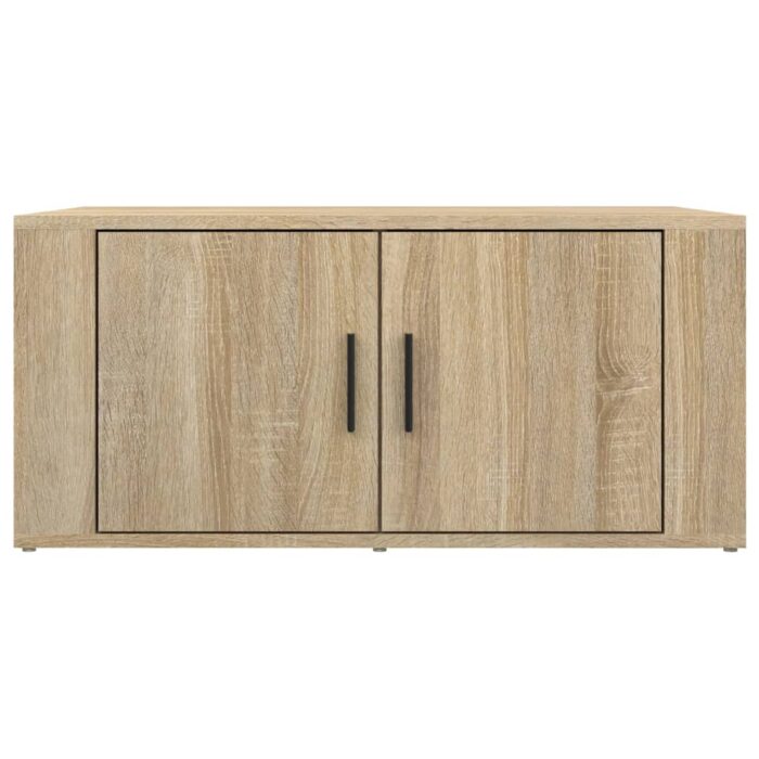 Table basse Chêne sonoma 80x50x36 cm Bois d'ingénierie – Image 3