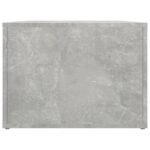 Table basse Gris béton 80x50x36 cm Bois d'ingénierie – Image 5