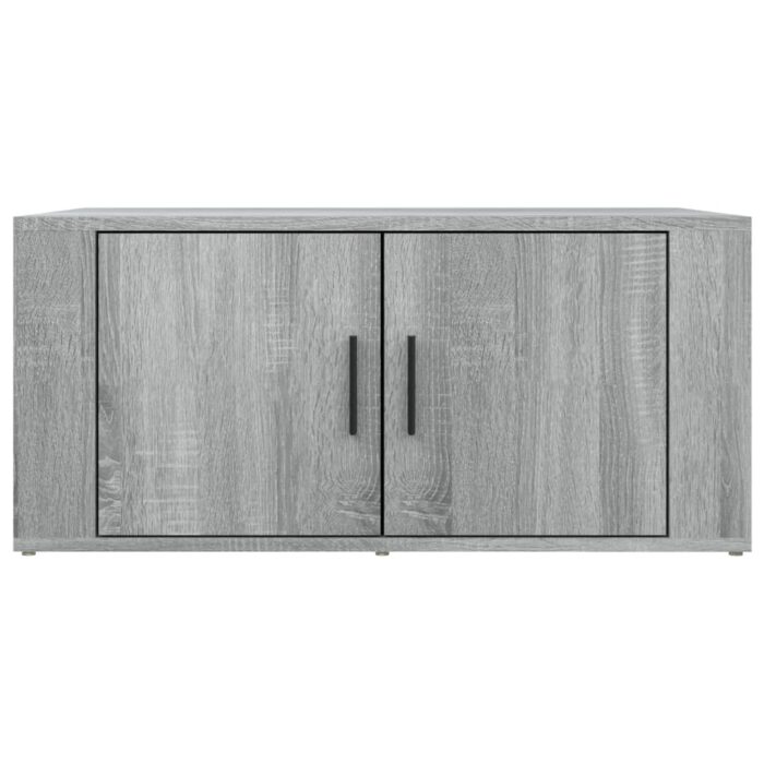 Table basse Sonoma gris 80x50x36 cm Bois d'ingénierie – Image 3