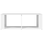 Table basse Blanc 100x50x36 cm Bois d'ingénierie – Image 3