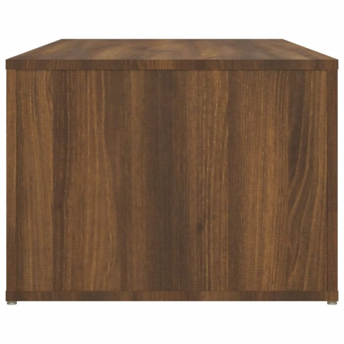 Table basse Chêne marron 100x50x36 cm Bois d'ingénierie – Image 4