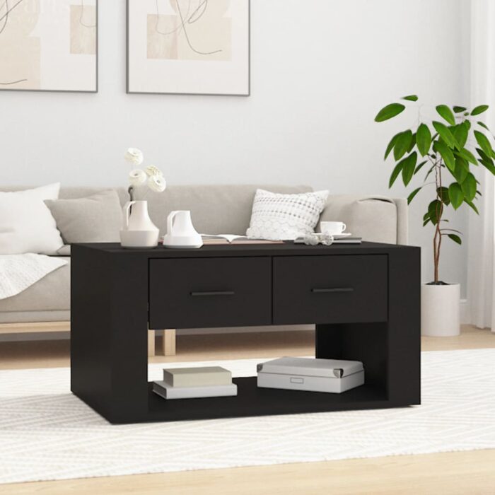 VXL8720845666941_m_en_hd_1.jpg Table basse Noir 80x50x40 cm Bois d'ingénierie – Image 1
