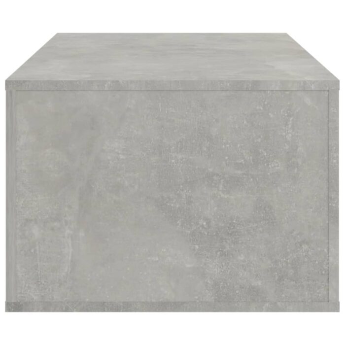Table basse Gris béton 100x50,5x35 cm Bois d'ingénierie – Image 6