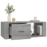 Table basse Sonoma gris 100x50,5x35 cm Bois d'ingénierie – Image 3