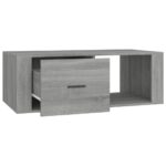Table basse Sonoma gris 100x50,5x35 cm Bois d'ingénierie – Image 5