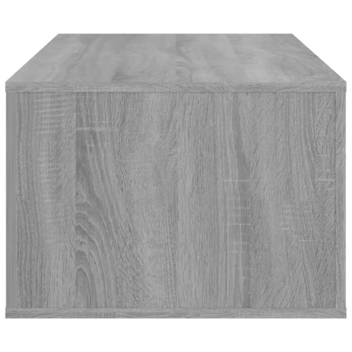 Table basse Sonoma gris 100x50,5x35 cm Bois d'ingénierie – Image 6