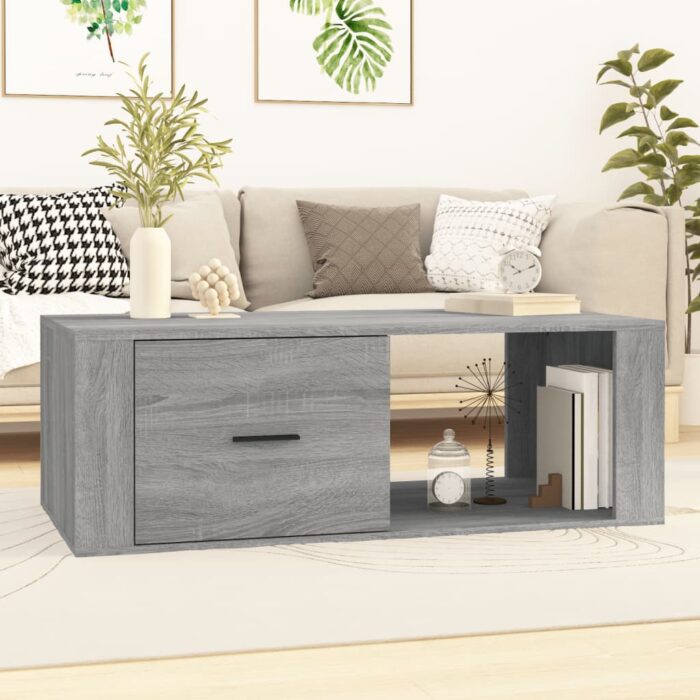 VXL8720845667078_m_en_hd_1.jpg Table basse Sonoma gris 100x50,5x35 cm Bois d'ingénierie – Image 1