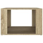 Table de chevet Chêne sonoma 57x55x36 cm Bois d'ingénierie – Image 3