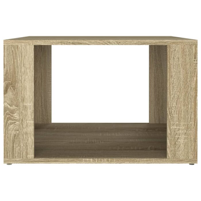 Table de chevet Chêne sonoma 57x55x36 cm Bois d'ingénierie – Image 3
