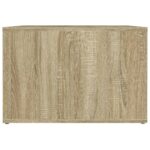 Table de chevet Chêne sonoma 57x55x36 cm Bois d'ingénierie – Image 4