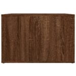 Table de chevet Chêne marron 57x55x36 cm Bois d'ingénierie – Image 4