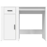Bureau Blanc 100x49x75 cm Bois d'ingénierie – Image 4