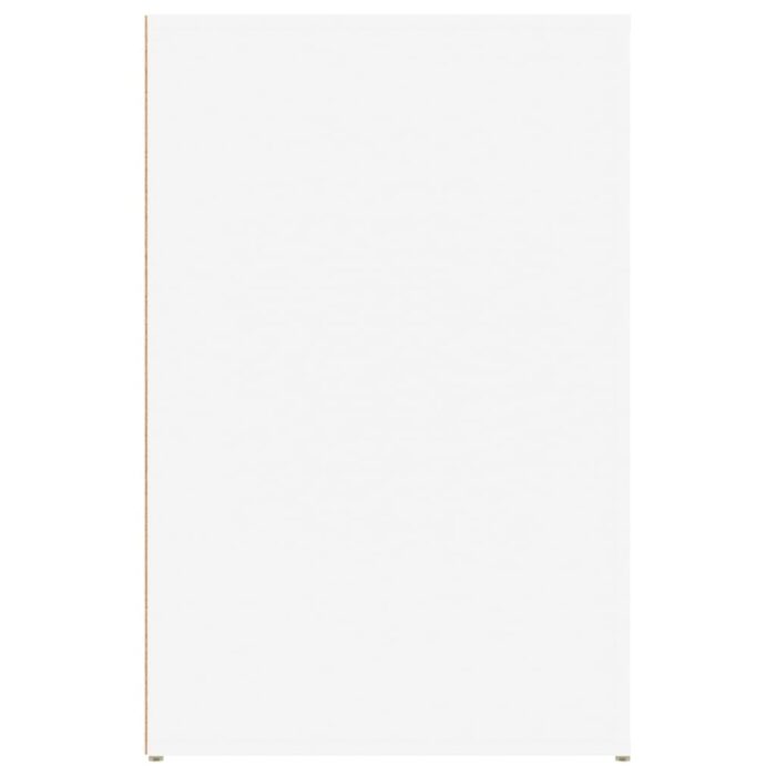 Bureau Blanc 100x49x75 cm Bois d'ingénierie – Image 6