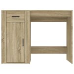 Bureau Chêne sonoma 100x49x75 cm Bois d'ingénierie – Image 4