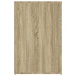 Bureau Chêne sonoma 100x49x75 cm Bois d'ingénierie – Image 6