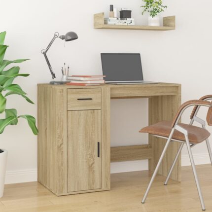 Bureau Chêne sonoma 100x49x75 cm Bois d'ingénierie