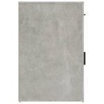 Armoire de bureau Gris béton 40x49x75 cm Bois d'ingénierie – Image 6