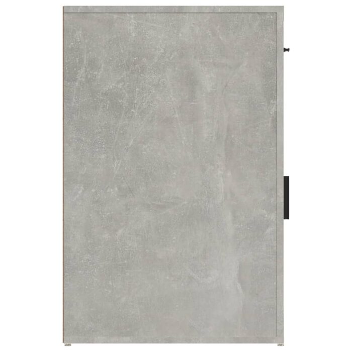Armoire de bureau Gris béton 40x49x75 cm Bois d'ingénierie – Image 6