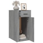 Armoire de bureau Sonoma gris 40x49x75 cm Bois d'ingénierie – Image 3