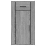 Armoire de bureau Sonoma gris 40x49x75 cm Bois d'ingénierie – Image 4