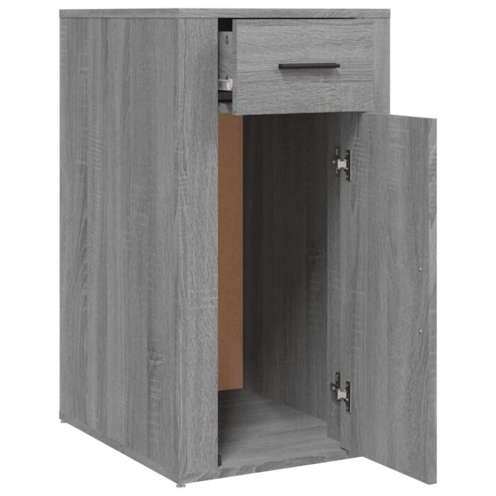 Armoire de bureau Sonoma gris 40x49x75 cm Bois d'ingénierie – Image 5