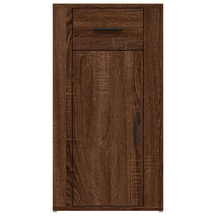 Armoire de bureau Chêne marron 40x49x75 cm Bois d'ingénierie – Image 4