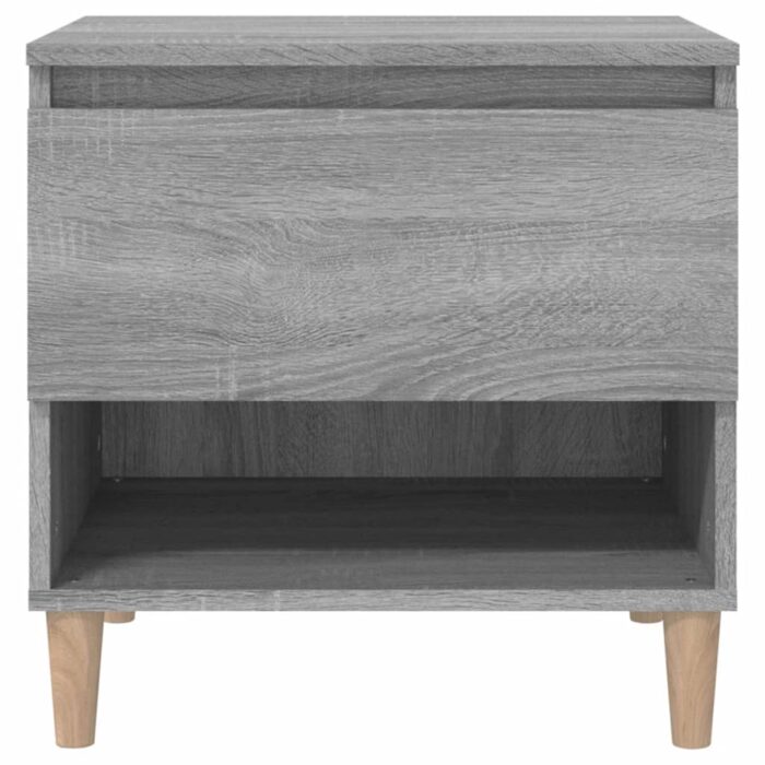 Table de chevet Sonoma gris 50x46x50 cm Bois d'ingénierie – Image 3