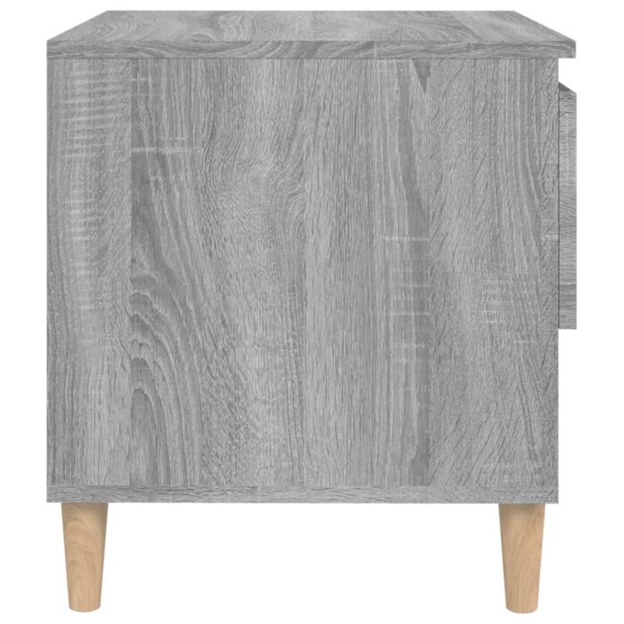 Table de chevet Sonoma gris 50x46x50 cm Bois d'ingénierie – Image 4