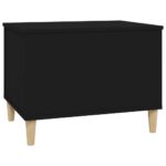 Table basse Noir 60x44,5x45 cm Bois d'ingénierie – Image 4