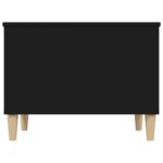 Table basse Noir 60x44,5x45 cm Bois d'ingénierie – Image 5