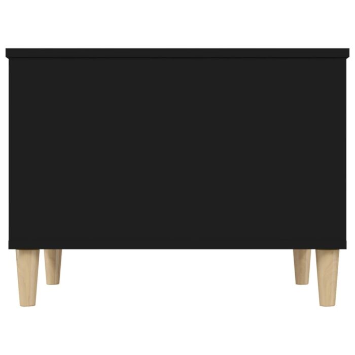 Table basse Noir 60x44,5x45 cm Bois d'ingénierie – Image 5