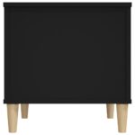 Table basse Noir 60x44,5x45 cm Bois d'ingénierie – Image 6