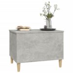 Table basse Gris béton 60x44,5x45 cm Bois d'ingénierie – Image 2